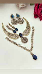 Oferta Combinada: Conjuntos de Collares AD de Calidad Premium con Acabado Mehendi, Perfectos para Fiestas, Bodas y Ocasiones Festivas, Estilo Minimalista - Product Image 4