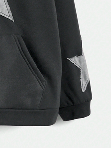 Sudadera con capucha y cremallera de chenilla 100% algodón bordada, al por mayor OEM, estilo urbano de invierno, alta calidad, personalizable, con cremallera y efecto lavado. - Product Image 4