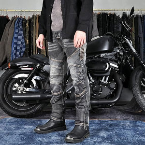 Pantalones Vaqueros de Motocicleta con Diseño Moderno y Elegante para Motociclistas Modernos - Product Image 4