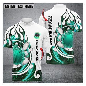 Chemises de bowling personnalisées pour hommes, maillot de bowling avec nom personnalisé, polo imprimé en 3D pour les joueurs de bowling, cadeau unique pour les amateurs de bowling - Product Image 5