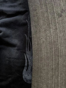 Pantalones Deportivos Negros para Hombre, Estilo Urbano, con Parches y Estampado de Letras, Cintura Elástica con Cordón Ajustable - Product Image 4