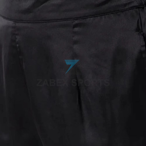 Pijamas de Satén para Mujer, Diseño Personalizado, Poliéster/Algodón, Suaves y Transpirables, Cierre con Cordón, Mangas Largas, Ropa de Dormir de 2 Piezas - Product Image 6