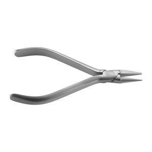 Pince à bec d'oiseau dentaire professionnelle 15 cm, outil de façonnage de fil orthodontique, forceps de pliage de boucles en acier inoxydable pour usage clinique - Product Image 4