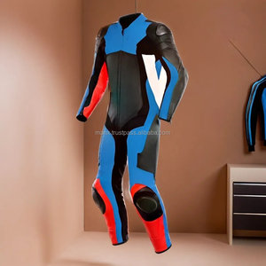 Traje de Motociclismo y Automovilismo Deportivo de Cuero Transpirable, Impermeable y de Secado Rápido, Chaqueta y Pantalones de Motociclismo de Pakistán, Protección para Motociclistas - Product Image 4