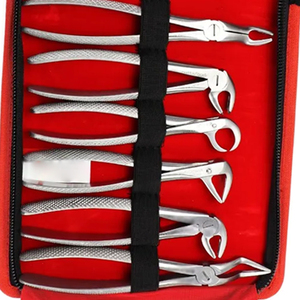 Kit de forceps d'extraction dentaire manuel M.A SIDDIQUE INTERNATIONAL de qualité supérieure, poignée ergonomique, instruments multiples - Product Image 5