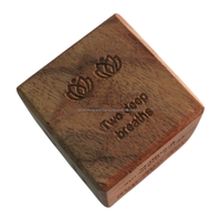 Le Cube Now en bois fabriqué à la main de haute qualité 6 dimensions à la conscience pour l'auto-réflexion pleine conscience et paix intérieure