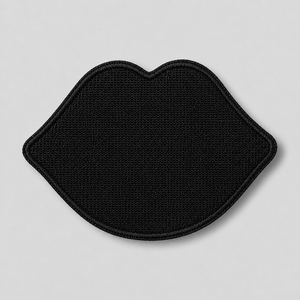 Patch brodé Oxytag rouge pour lèvres, appliqué thermocollant, forme irrégulière, en feutre non tissé, patch décoratif, prix abordable, OEM - Product Image 3