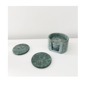 Sous-verres écologiques en marbre naturel pour la maison, durables, lavables, accessoires de table en pierre, sous-verres promotionnels - Product Image 4