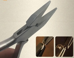 Ametrine Surgical 1Pcs Stainless Steel Needle Nose <b>Pliers</b> Nylon Platform <b>Plier</b> Manual Instrument <b>Set</b> for General Surgery - Product Image 4