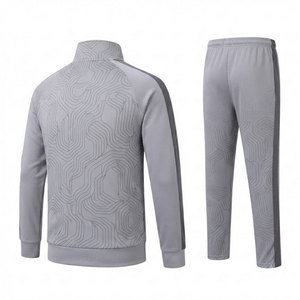 <b>Men</b> <b>Gym</b> Tracksuit Full Zip Sports Jacket And Matching <b>Pants</b> For Workout Exercise And Everyday Comfort - Product Image 2