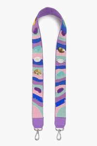 Handmade Geometric Pattern Beaded Bag <b>Strap</b> Colorful Shoulder <b>Strap</b> <b>Adjustable</b> Purse <b>Strap</b> Boho Handbag Replacement Women Access - Product Image 3