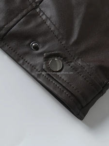 High Quality Customized Logo <b>Leather</b> <b>Jacket</b> Fashion Whole Selling Price Clothing Windproof Heavy Duty <b>Leather</b> <b>Jacket</b> for Men - Product Image 3