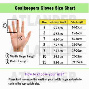 Nouveaux gants de gardien de but de football, en latex épaissi, protection des doigts, antidérapants, résistants à l'usure, gants d'entraînement, OEM personnalisés - Product Image 3