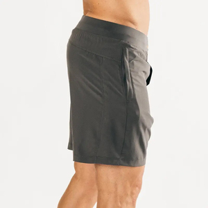 กางเกงขาสั้นกีฬาคุณภาพสูง ผ้าโพลีเอสเตอร์ผสมสแปนเด็กซ์ พิมพ์ลาย กางเกงขาสั้นสแปนเด็กซ์ ความยาวระดับเข่า ผ้าฝ้าย 100% กางเกงขาสั้นผู้ชาย - Product Image 6