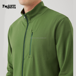 OEM Men's <b>Jackets</b> Wholesale Thick Heavy French Terry Cotton Breathable Men's <b>jackets</b> zip up Form Pakistan - Product Image 6