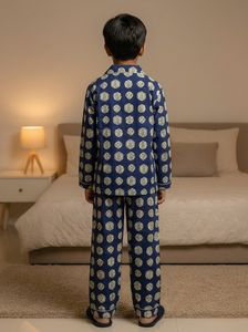 UNBIND Pyjamas pour enfants en pur coton, tendance, à manches longues, très confortables, toutes saisons, de qualité supérieure, pour robe imprimée - Product Image 2