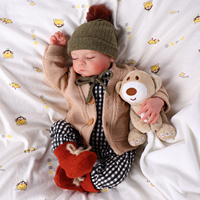Poupée Bébé Reborn Garçon Réaliste Babeside Noah 20 Pouces, Tête en Vinyle, Corps en Tissu Doux, Vente en Gros Usine