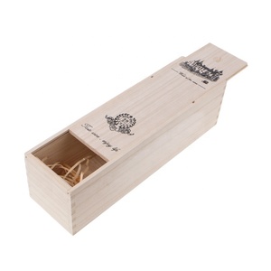Caja de regalo de botella de vino Premium hecha a mano, juego de whisky de madera personalizado para almacenamiento de licor, Material de madera barnizada en relieve - Product Image 2