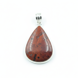 <b>Top</b> Quality Mahogany Obsidian Teardrop Pendant 925 Silver <b>Rose</b> Gold Yellow Gold Plated Handmade Healing Large Gemstone Jewelry - Product Image 1