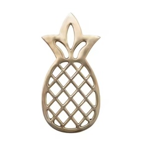 Posavasos de Metal con Diseño de Hoja de Palma Tropical, Resistente al Calor, para Ollas y Sartenes, Moderno, Estilo Boho, para Cocina y Comedor - Product Image 3