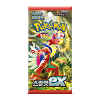 Boîte de boosters Pokémon Écarlate ex, jeu de cartes à collectionner, cartes de collection d'anime coréen, collection de cartes Pokémon très demandée