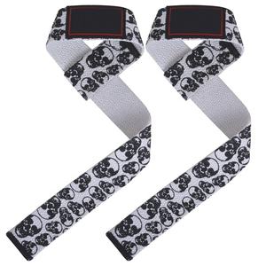Unisex 24" Cotton Lifting Straps Non Slip <b>Wrist</b> <b>Wraps</b> Wholesale <b>Gym</b> Accessories Bodybuilding <b>Gym</b> Training Weight Lifting Straps - Product Image 2