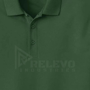 เสื้อเชิ้ตแขนยาวสองชั้นสำหรับผู้ชายจาก Relevo Industries ผ้าฝ้าย 100% สวมใส่สบาย ระบายอากาศได้ดี แห้งเร็ว ไม่ยับ พร้อมโลโก้ด้านหน้า - Product Image 3