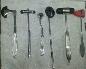 Kit de marteau de réflexe Babinski manuel tendance en acier inoxydable allemand réutilisable pour procédures neurochirurgicales certifié CE ISO chirurgical - Product Image 1