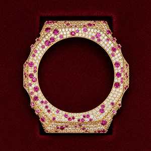 Boîtier de montre GA2100 serti de diamants Moissanite VVS couleur D, accessoires de montre pour hommes et femmes, bijoux Hip Hop - Product Image 5