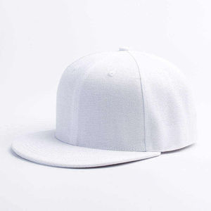 Urban Fashion Snapback Cap Wide <b>Flat</b> Visor OEM Breathable Mesh Back Casual Sportswear Classic Dancing Plain Customizable <b>Hats</b> - Product Image 3