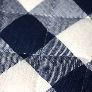 Los más vendidos: Porta ollas de algodón 100% reciclado con patrón a cuadros teñido, suaves y duraderos para uso en cocina, proveedor indio. - Product Image 6