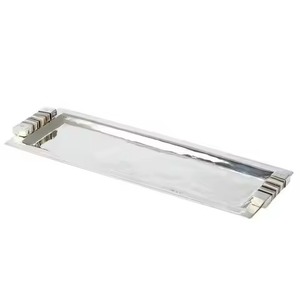 Festive Dessert Tray Metal Chocolate Plate Stainless Steel Candy <b>Display</b> Tray Dining <b>Table</b> Use - Product Image 4