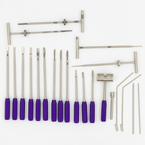 Instrumentos para la extracción de cemento, set ortopédico para cirugía de rodilla, cadera y hombro - Product Image 1