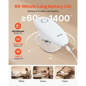 Masseur électrique 3-en-1 pour le remodelage corporel, 60 min de thérapie par ventouses sans fil, 3 modes réglables, cible le dos, le ventre, la taille et les bras - Product Image 5