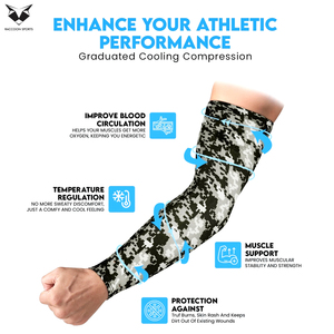 Mangas de Béisbol 2026 de Alta Elasticidad, Antideslizantes, Transpirables y de Secado Rápido, de Poliéster/Spandex, con Logotipo y Talla Personalizados, Servicio OEM/ODM - Product Image 3