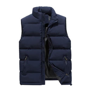 Chaleco Acolchado de Verano para Hombre, con Cierre, Grueso, Impermeable, con Logotipo Personalizado, Servicio OEM - Product Image 1