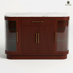 <b>Kitchen</b> <b>Island</b> Cabinet Solid Wood Modern Eco-Friendly <b>Kitchen</b> <b>Table</b> Chairs Indoor Home Furniture Wholesale OEM ODM - Product Image 1