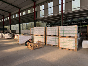 Losas de Mármol de Calcita 100% Natural, Color Blanco Lechoso, Procesadas en Fábrica, Modernas, Pulidas, Resistentes al Agua, Ecológicas y Duraderas - Product Image 5