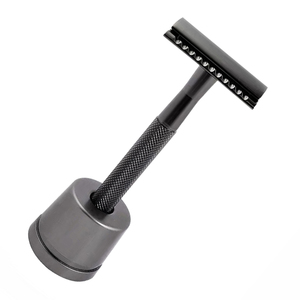 Maquinilla de Afeitar Profesional de Doble Filo, de Acero Inoxidable, Manual, para Afeitar la Barba, con Logotipo Personalizado, OEM, Marca Privada - Product Image 5