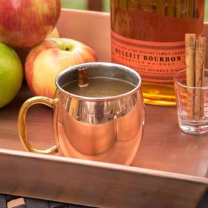 Copper Moscow mule mug <b>set</b> ocean breeze <b>beverage</b> cups reusable handmade <b>serving</b> mugs premium finish - Product Image 1