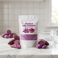 Farine de Patate Douce Violette Naturelle Ube Lyophilisée Qualité Alimentaire Ingrédient Premium en Contenant Plastique pour Gâteaux et Desserts 1kg