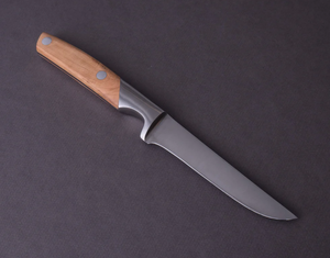 มีดแล่เนื้อคุณภาพสูง PRESTIGE BLADES สแตนเลสสตีล พร้อมโลโก้สั่งทำ ใช้ได้ทั้งมือซ้ายและขวา แข็งแรง ทนทาน คมพิเศษ ผลิตด้วยมือ สำหรับใช้ในครัว - Product Image 1