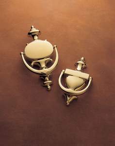 Battant de porte artisanal en laiton massif pour portail principal, battant de porte en laiton de style vintage pour entrée de maison, battant de porte de luxe en laiton - Product Image 3