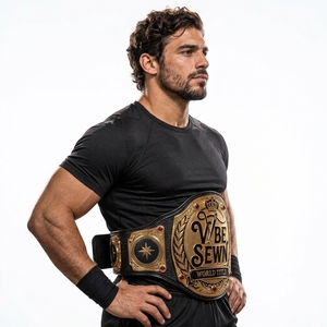 Ceinture de championnat personnalisée, ceinture de récompense avec plaques métalliques de qualité supérieure, design décoratif, sangle réglable, trophée de compétition sportive, OEM - Product Image 4