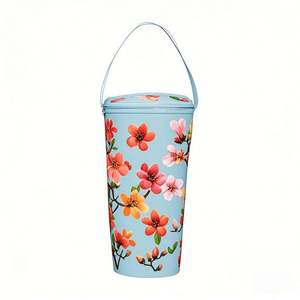 Eco-Friendly Cartoon Insulated Oxford <b>Water</b> <b>Bottle</b> Bag <b>Carrier</b> with Handle for Fashion Outdoor Activities Capacity 400ml-800ml - Product Image 3