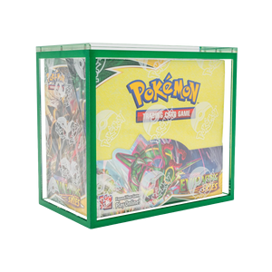 Boîte de protection magnétique en acrylique Jinda pour boosters Pokémon avec bordures de couleur personnalisées, boîte de protection pour boosters anglais, boîte de rangement <span class=keywords><strong>et</strong></span> d'exposition - Product Image 1