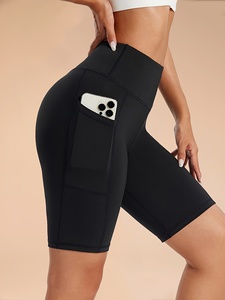 Women Workout Yoga Shorts High Waist <b>Tummy</b> <b>Control</b> Seamless Fitness Gym Running Shorts - Product Image 5