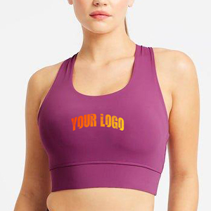 OEM/ODM Women's Lightweight Seamless One Shoulder <b>Crop</b> Sports Bra Customized Design Front Simple High Support Gym Fitness Wear - Product Image 1