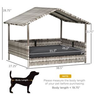 Cuccia per Cani/Divano per Animali Domestici in Rattan Autunno/Inverno, Cuccia Sostenibile per Gatti con Rivestimento Rimovibile, Morbida e Lavabile - Product Image 2