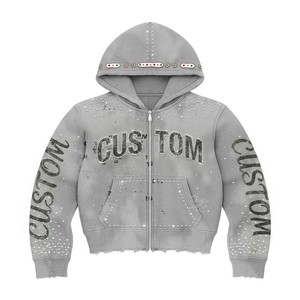 Wholesale <b>oversized</b> 350gsm pullover <b>hoodie</b>, bulk custom pullover supplier, fleece <b>hoodie</b> for US Apparel Brands - Product Image 4